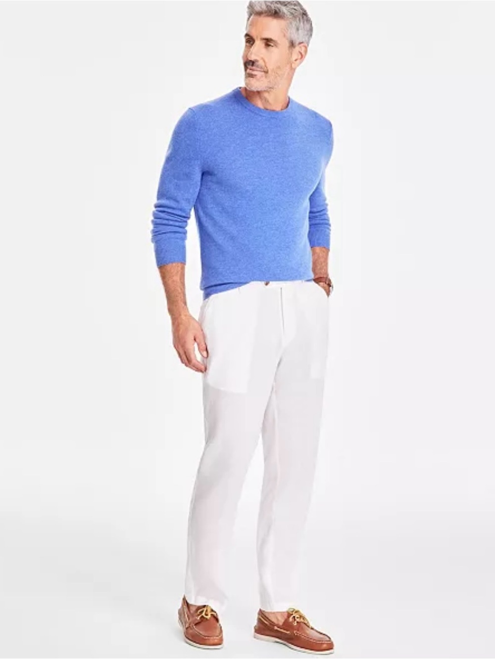 Club Room 100% Linen Pants White Men’s 33x30 Straight Leg Coastal Resortwear